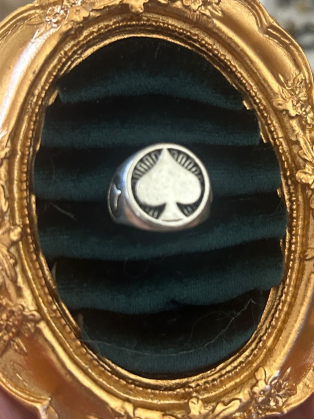 & Other Stories Silver Spade Signet Ring
